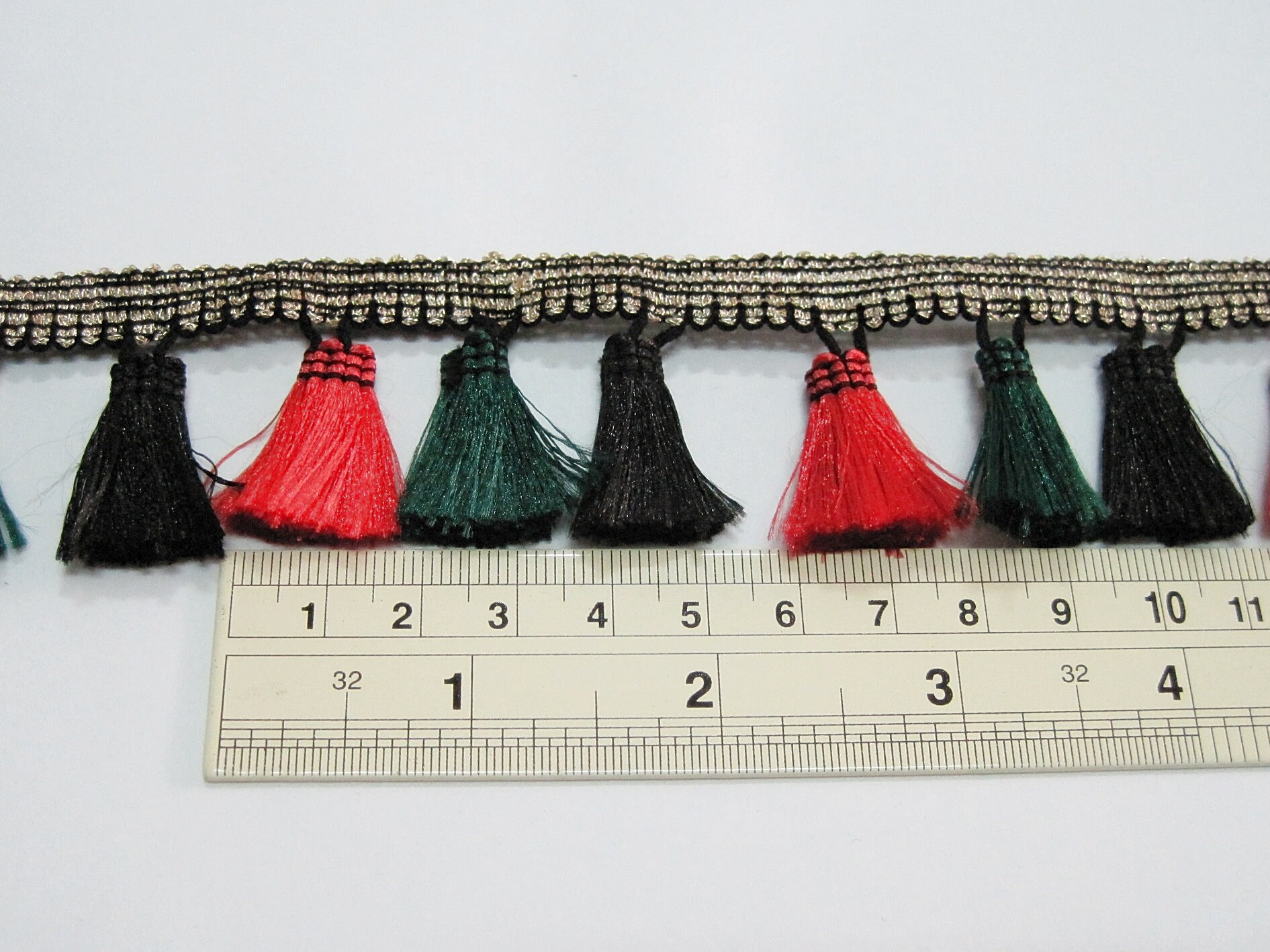 1 Yard Christmas Tassel Fringe Tassel Trim French Tassel Etsy