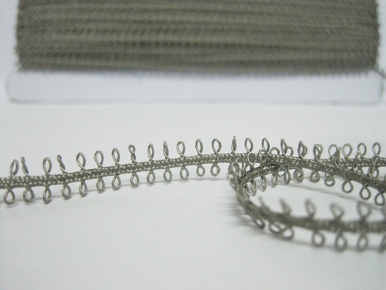 5 Yards Light Gray Picot Trim Picot Edge Trim Picot Edge Etsy