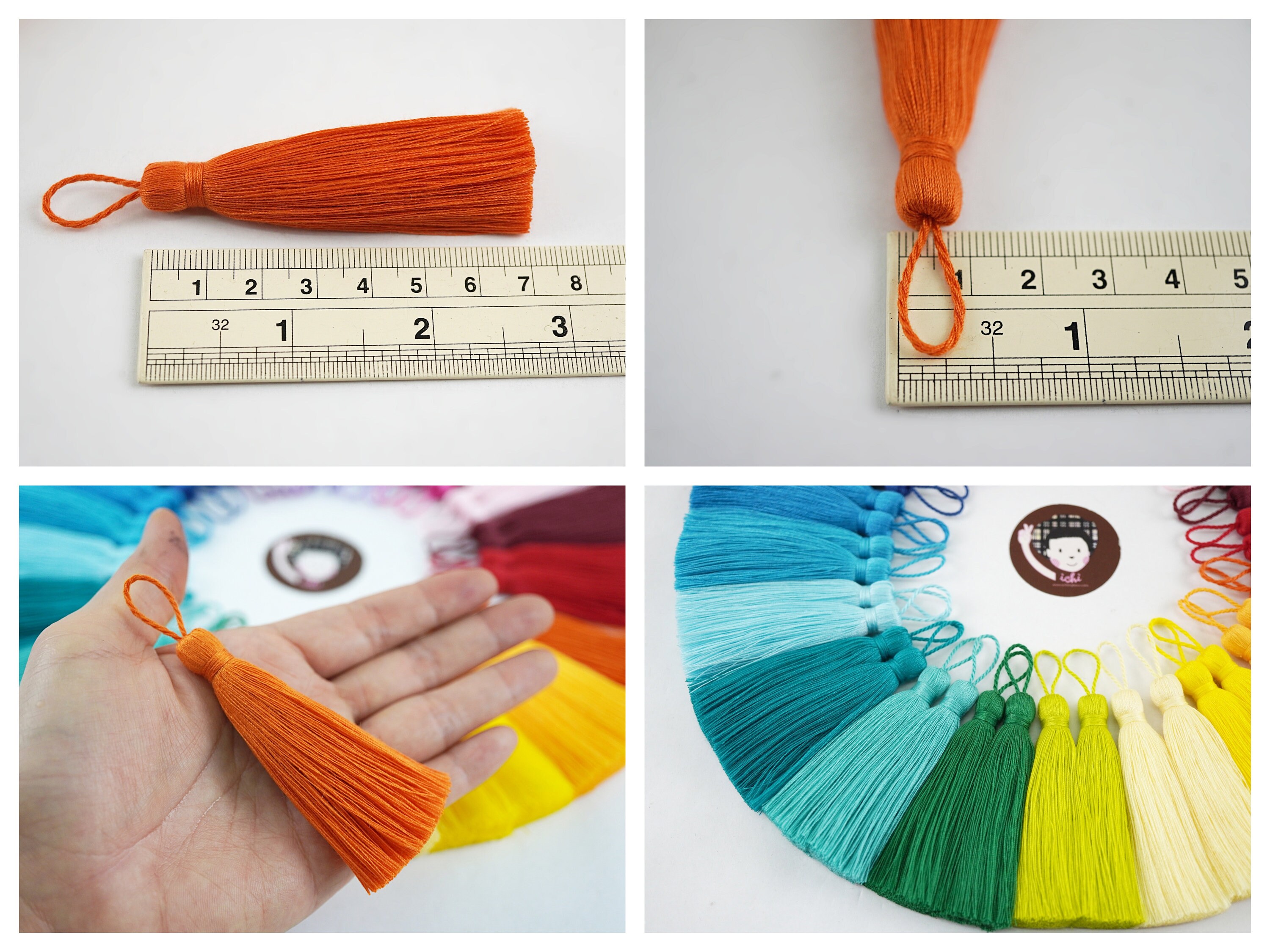 10 Pcs SELECT COLOR Cotton Tassel Tassels Wholesale Tassels Etsy