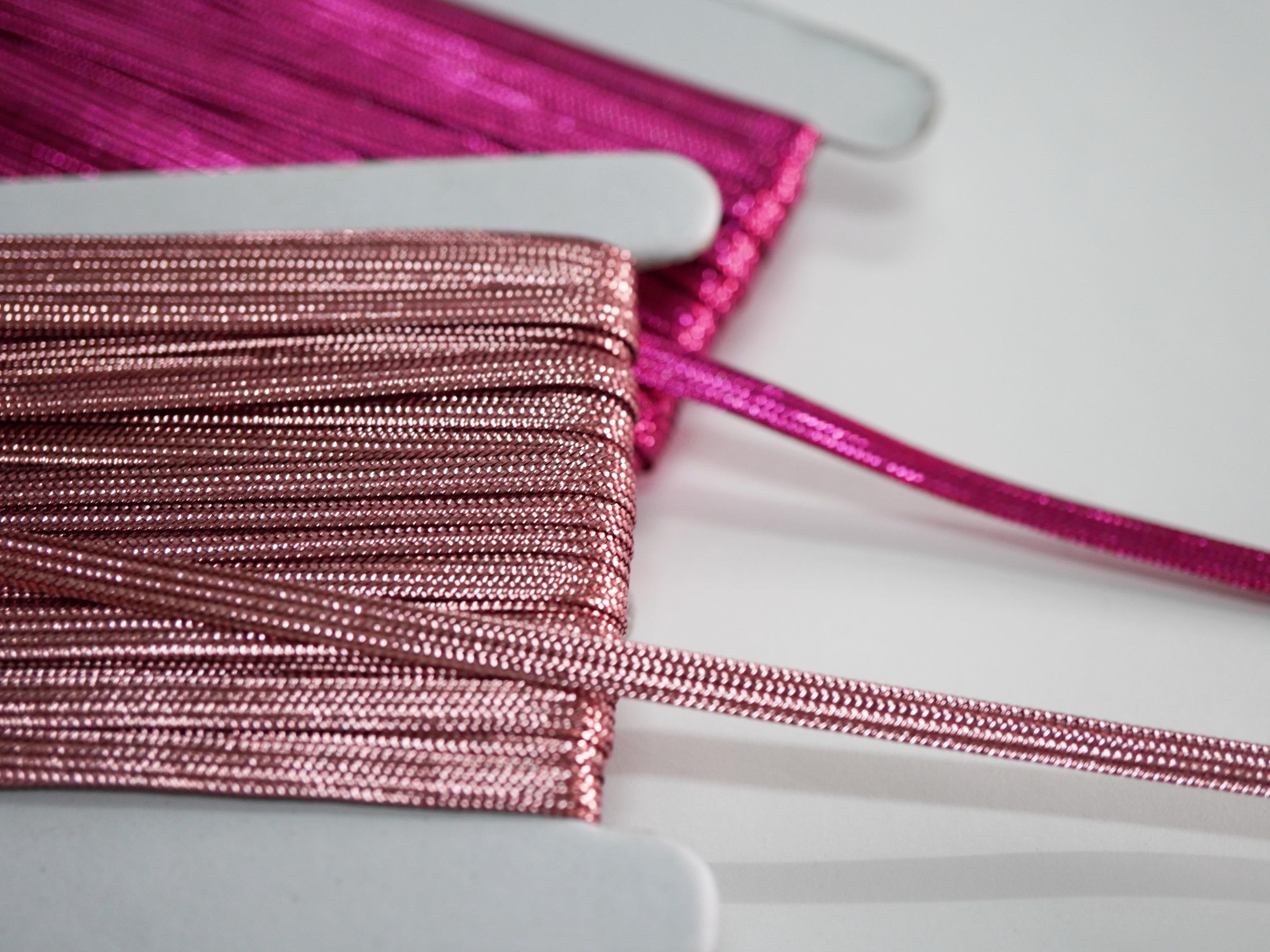 Pink Shiny Ribbon 5 Yards 3/16