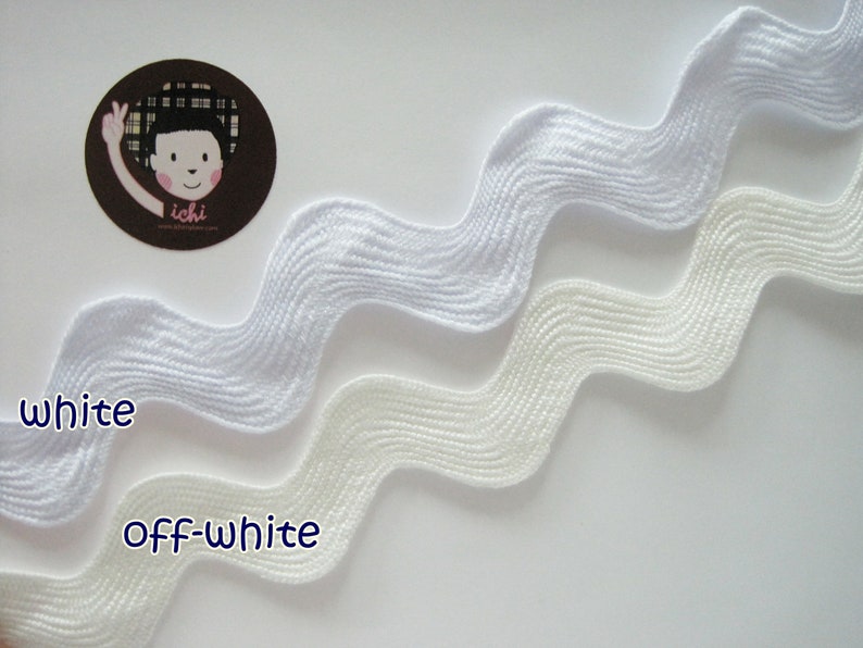 5 Yards White Jumbo Rick Rack Trim White Rick Rack Jumbo Ric Etsy