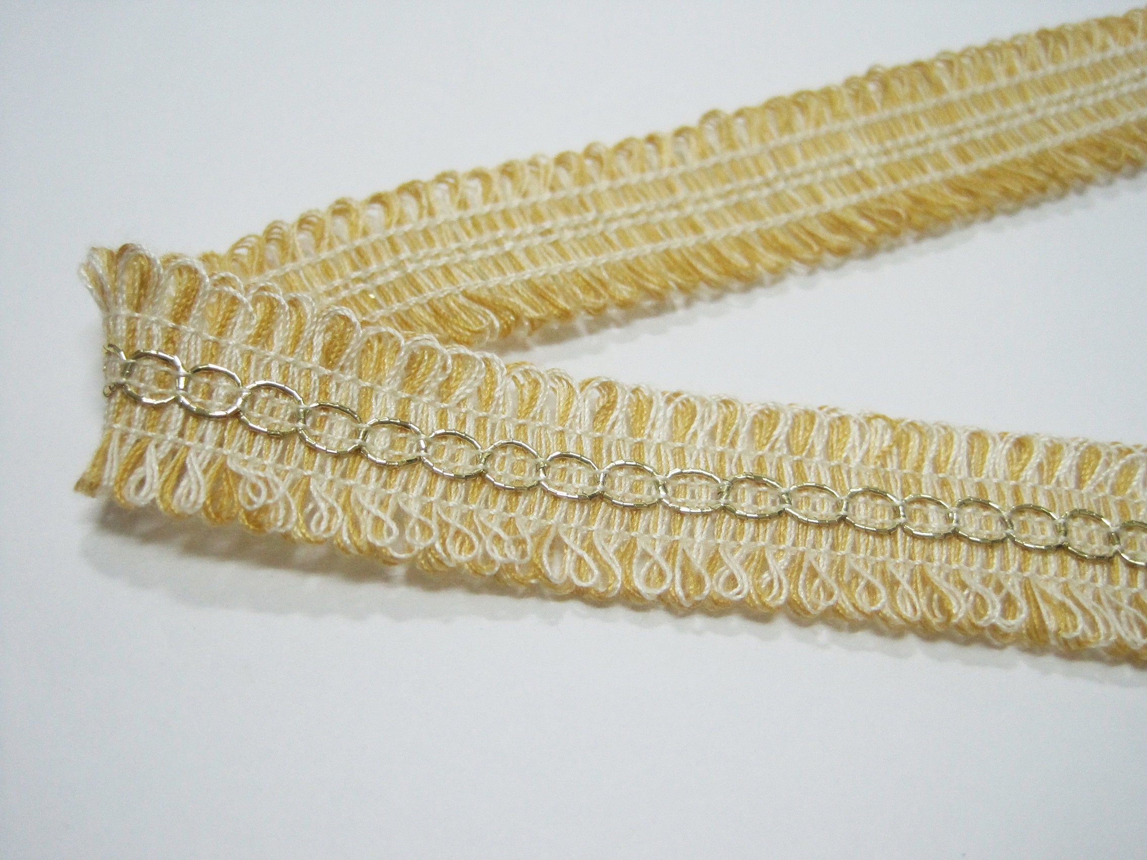 5 yards 7/8 Tassel Loop Trim Gold Trim Gold Metallic Etsy