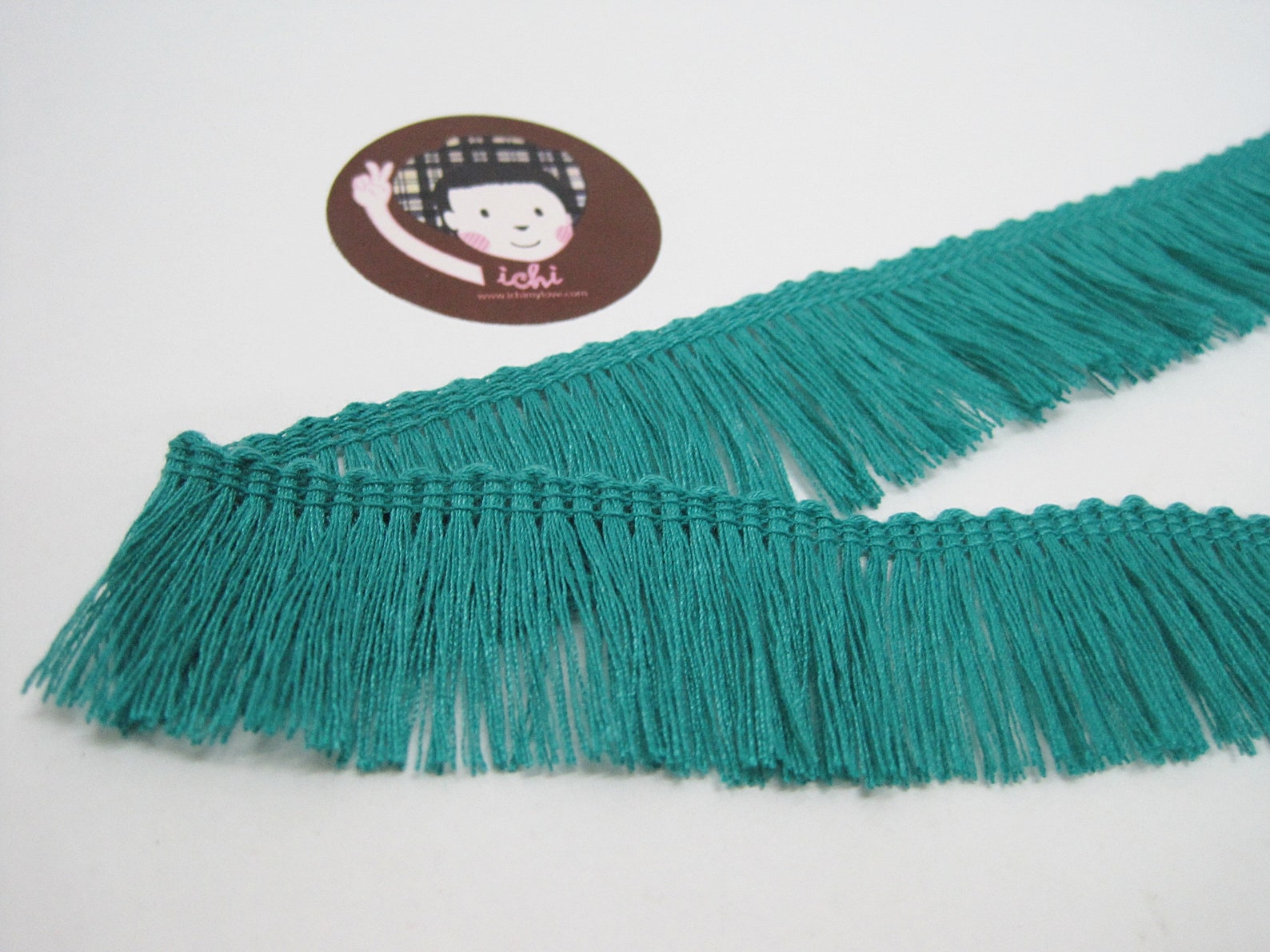 5 Yards Teal Cotton Tassel Trim Mint Trim Mint Tassel Etsy