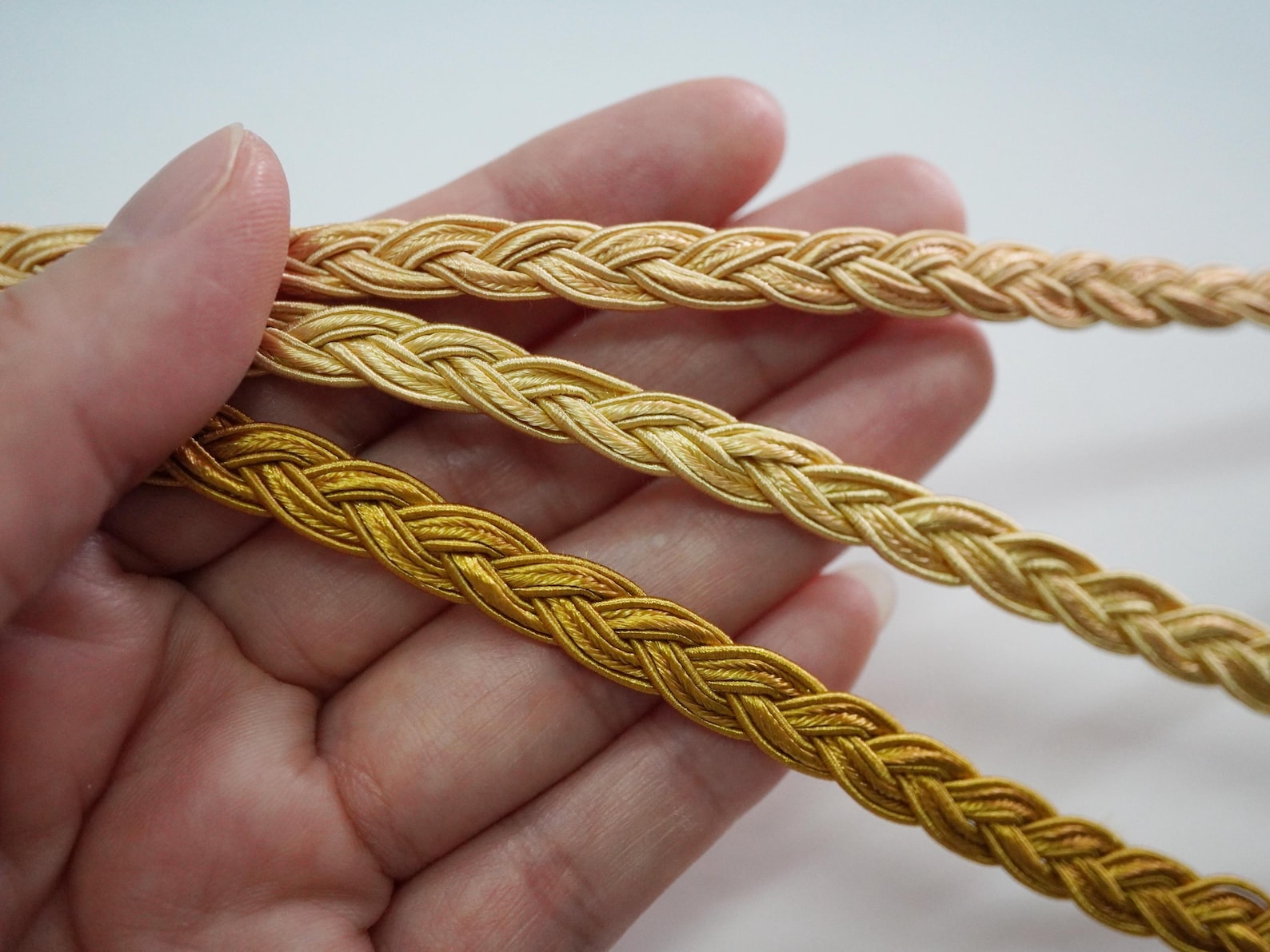 Metallic Rope Braid 5 Yards 1/4