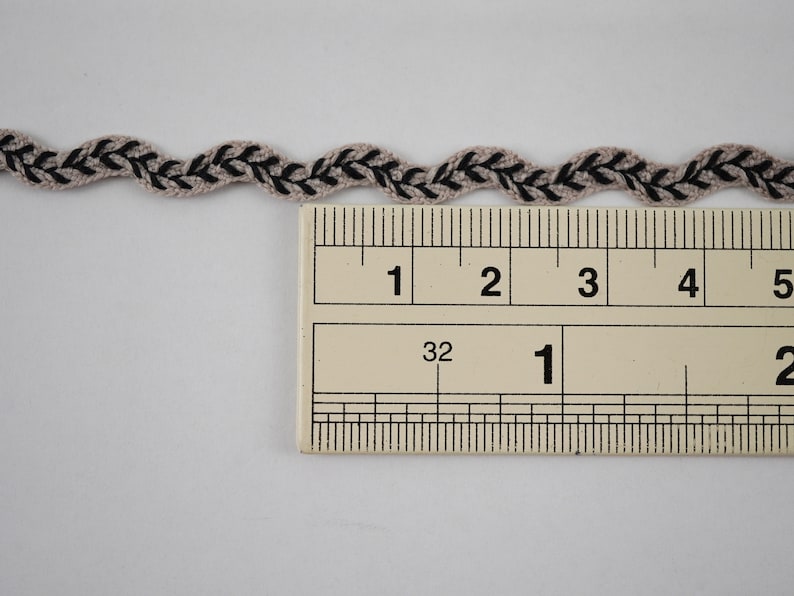 5 Yards Black Embroidered Rick Rack, Tiny Rick Rack, Mini Rick Rack ...
