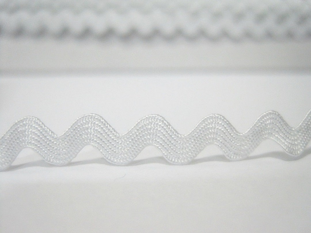 5 Yards White Mini Rick Rack Trim, Wholesale Trim, Ric Rac Trim, Rick ...