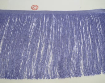 DÉCOPRO 12 Long Solid Chainette Fringe Trim # CF12, Lilac Purple #D7 (light Lavender Violet Purple) Sold by the Yard (36/3 Ft/0.9m