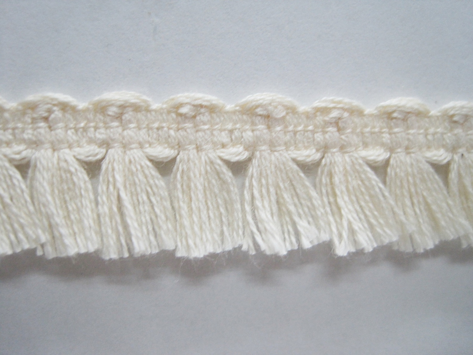 5 Yards 100 Cotton Tassel Trim Natural Trim Ivory Trim Etsy