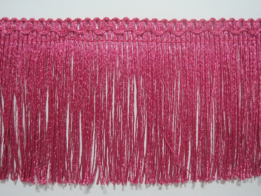 1 Yard 3 Hot Pink Fringe Pink Trim Fringe Etsy