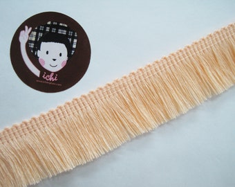 5 yards Peach Pink Tassel Trim