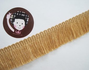 5 Yards 1-1/4" Harvest Gold Tassel Trim
