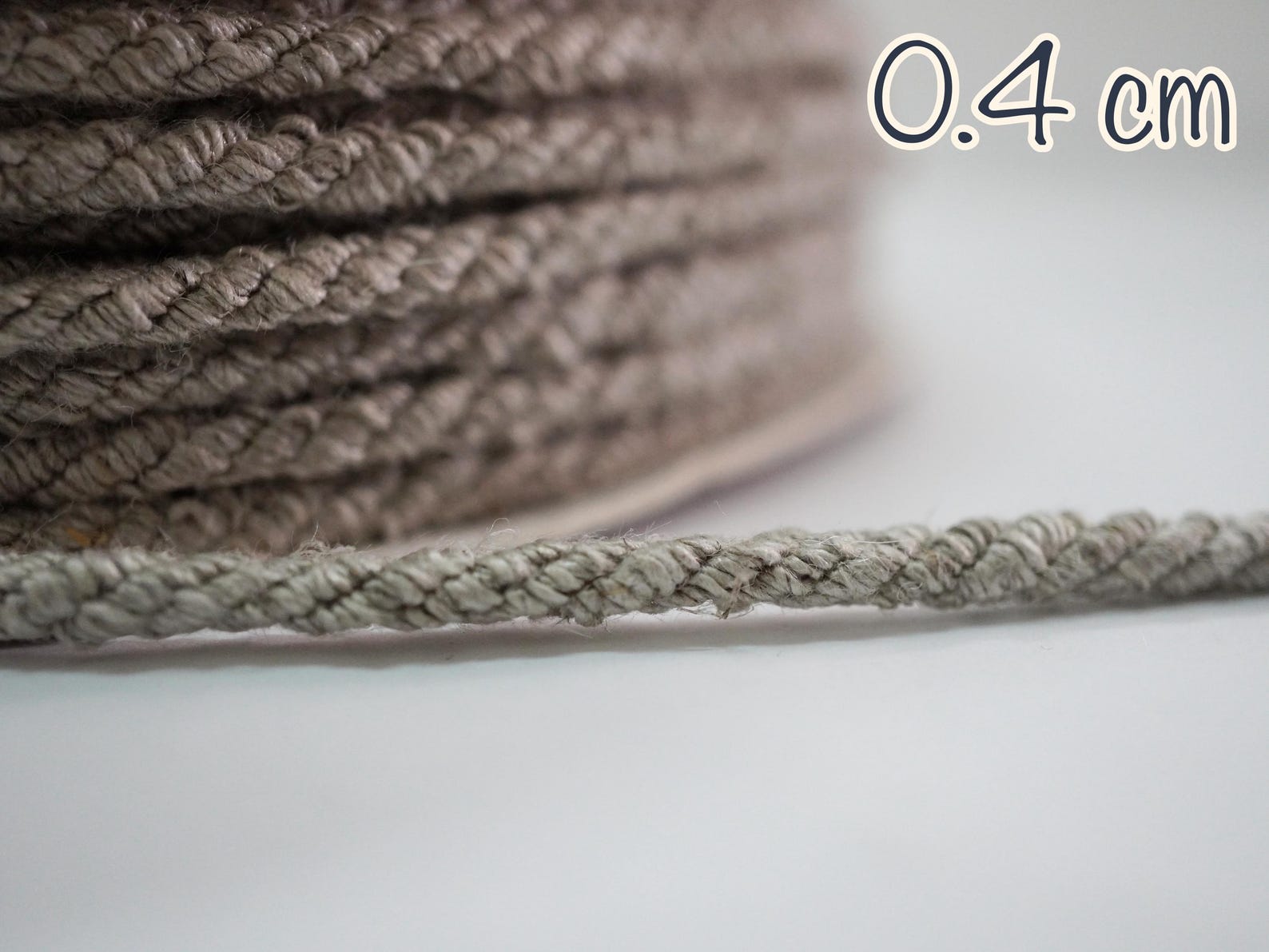 Natural Linen Twisted Cord, Linen Braid - Etsy