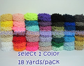 1 Pack Large Pom Pom Trim (pom size 1.2 cm), Pom Pom Trim, Trim set, Wholesale trim, Pom Pom Fringe, Rainbow Trim, Big pom pom Trim, Pom