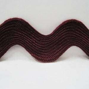 5 Yards Red Jumbo Rick Rack Trim, Red Rick Rack, Jumbo Ric Rac, Rick ...
