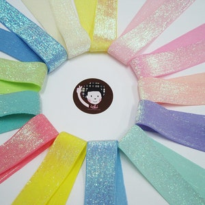 5 yards 1&quot; Glitter Ribbon, Glitter yarn, Metallic ribbon, Glitter yarn, glitter ribbon for bows, sparkle ribbon, chunky ribbon,velvet ribbon