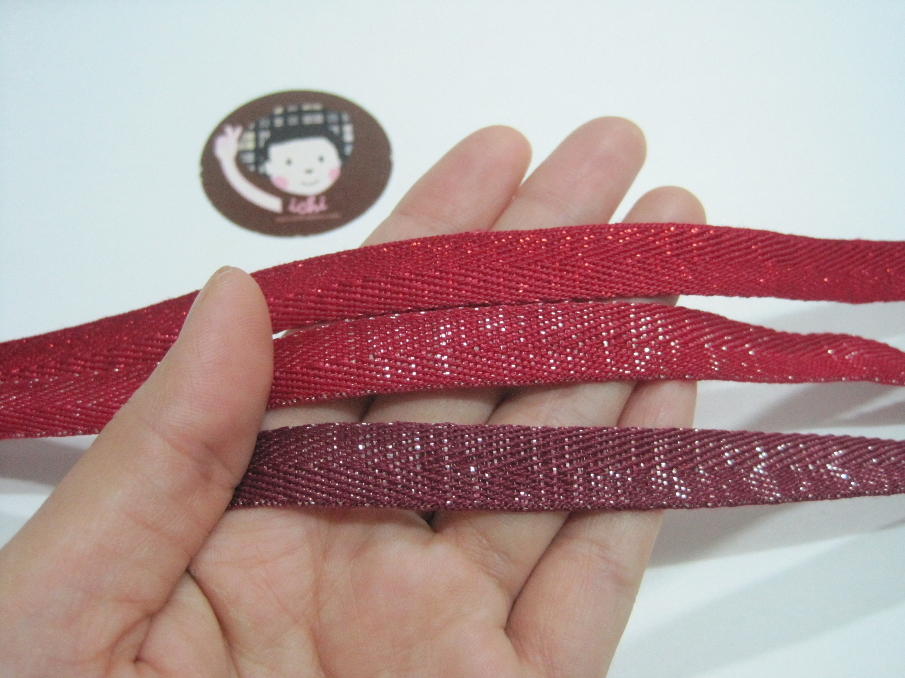 Tape String Red 5 Yards 3/8