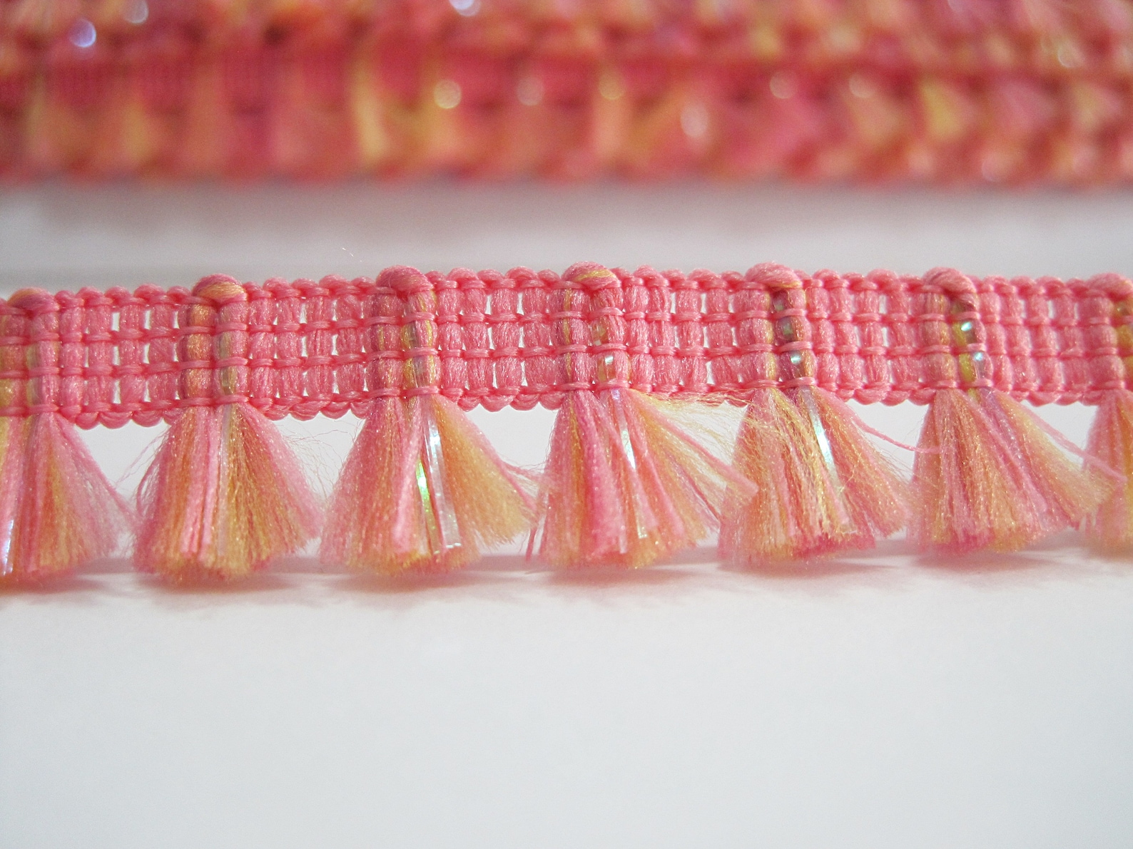 5 yards Pink Sparkly Mini Tassel Trim Tassel Trim wholesale Etsy