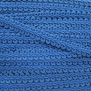 5 Yards 1/2 Royal Blue Gimp Braided Trim Gimp Braid - Etsy