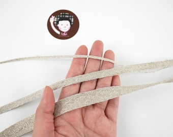 5 yards Linen Braid, Linen ribbon
