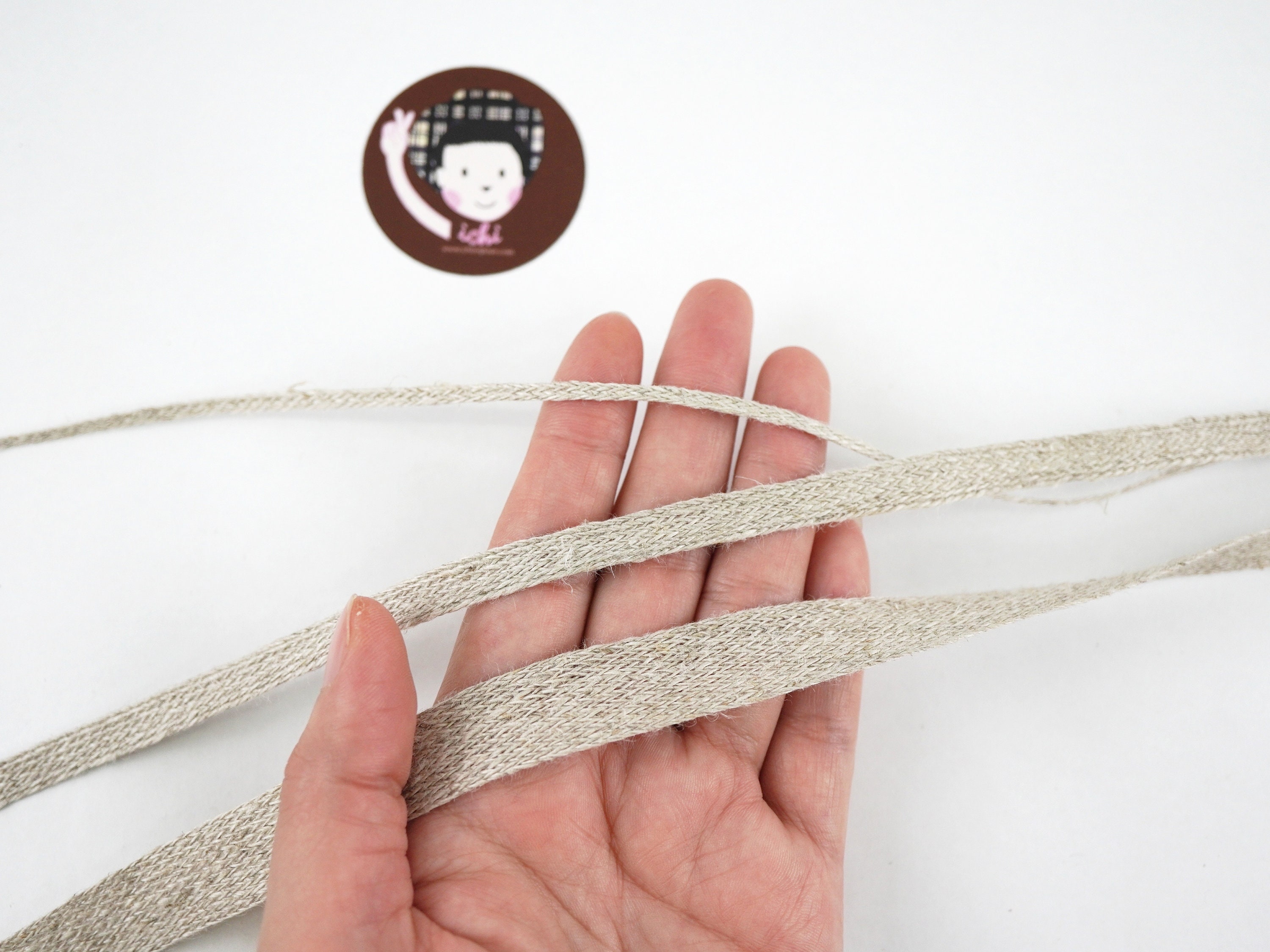 5 Yards Linen Braid, Linen Ribbon - Etsy