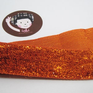 5 Yards 1&quot; Orange-Red Glitter Ribbon, Wide Glitter Ribbon, Glitter yarn, Metallic ribbon, orange sparkle ribbon, orange velvet ribbon,orange