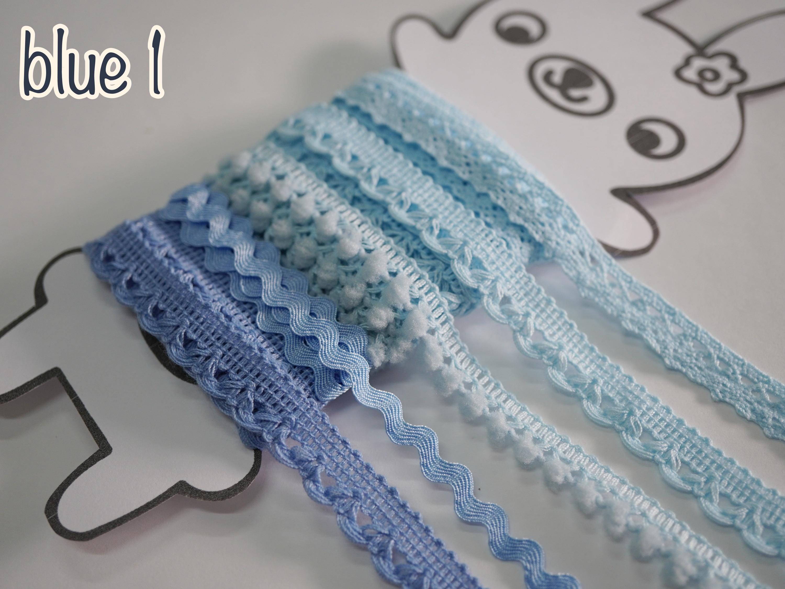 5 Yards Blue Lace Rabbit Set - Etsy