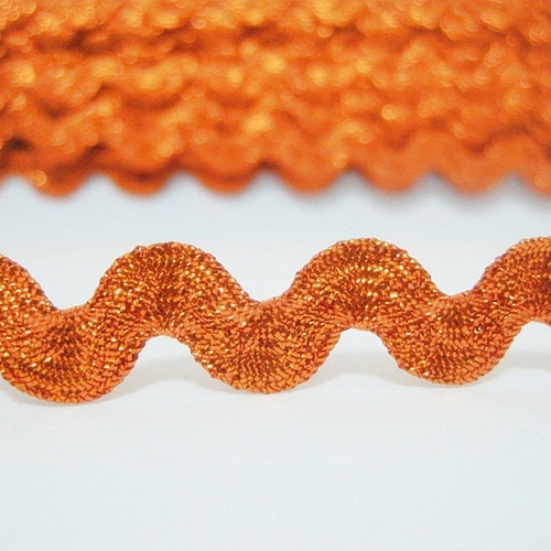 5 Yards Tealorange Mini Rick Rack Trim Ric Rac Trim Rick Etsy