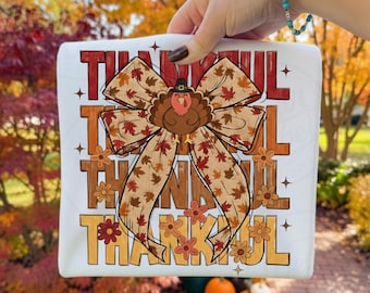 Coquette Thankful Turkey PNG, Give Thanks Fall PNG, Vintage Boho Floral Thanksgiving, Retro Gobble Turkey PNG, Cute Autumn Coquette Shirt