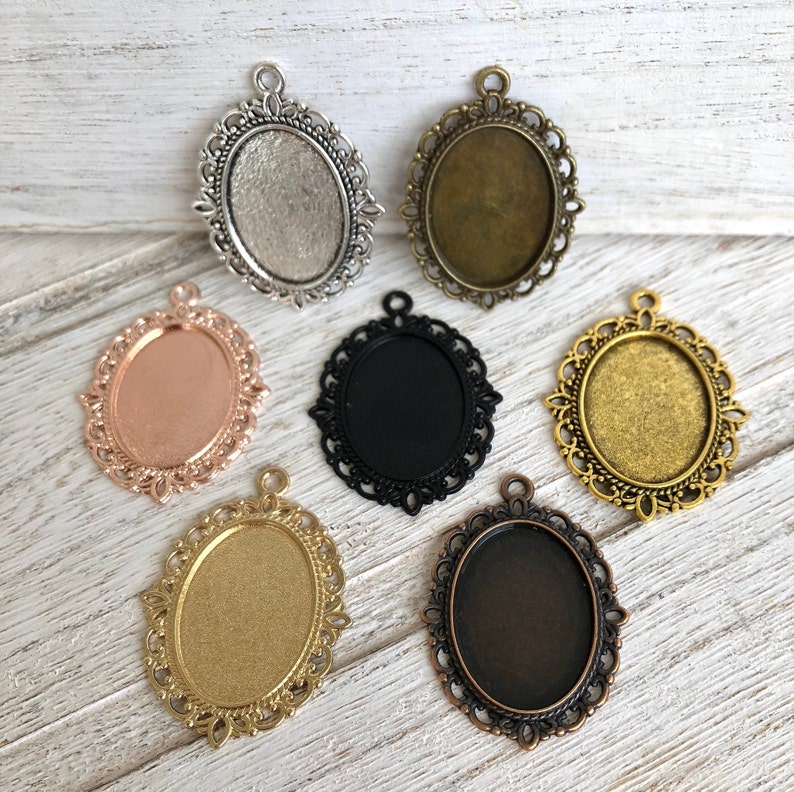 Photo Frame Pendant Charms for Charm Bracelets Family Photos Etsy