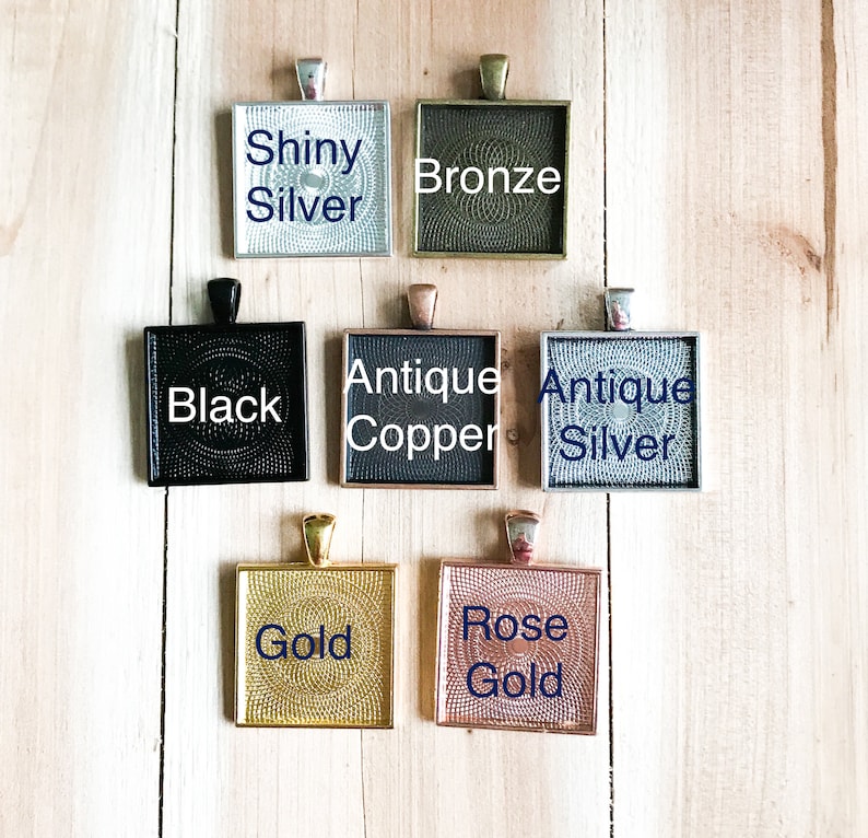 4 KITS to make your own Wedding Bouquet charms Photo Pendants Etsy