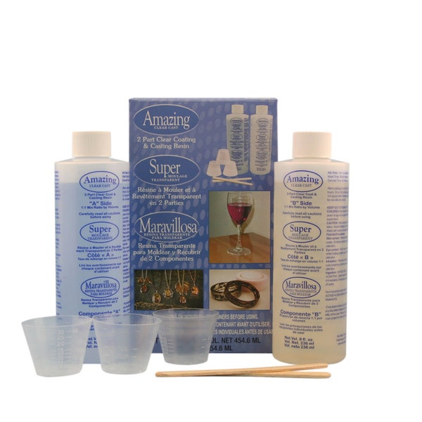 Jewelry making 2 part Resin - Amazing Clear cast  adhesive for jewelry making For Resin and acrylic pours