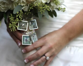 Wedding Bouquet charm kit -Photo Pendants charms for family photo (includes everything you need including instructions)