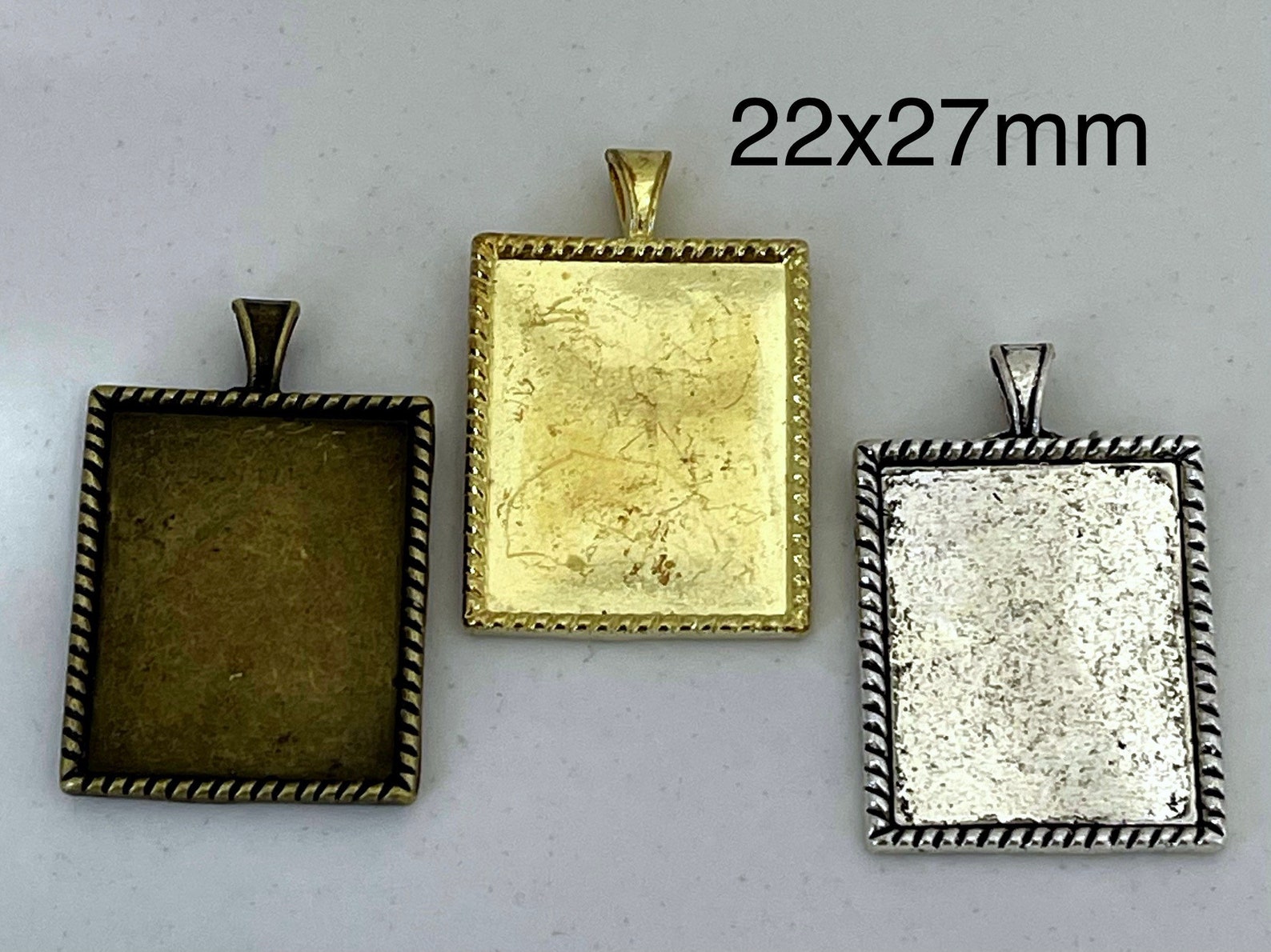 10 Photo Frame Pendant Charms ONLY for Charm Bracelets Family Etsy