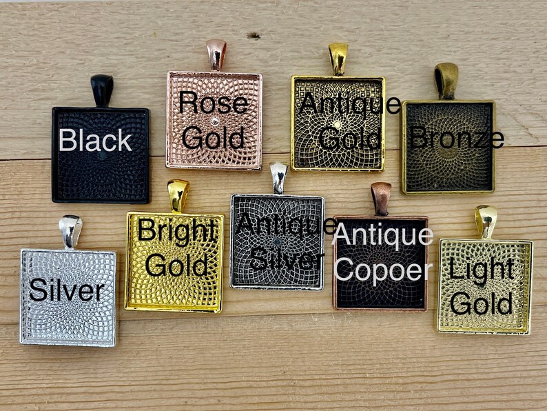 4 KITS to Make Your Own Wedding Bouquet Charms photo Pendants Etsy