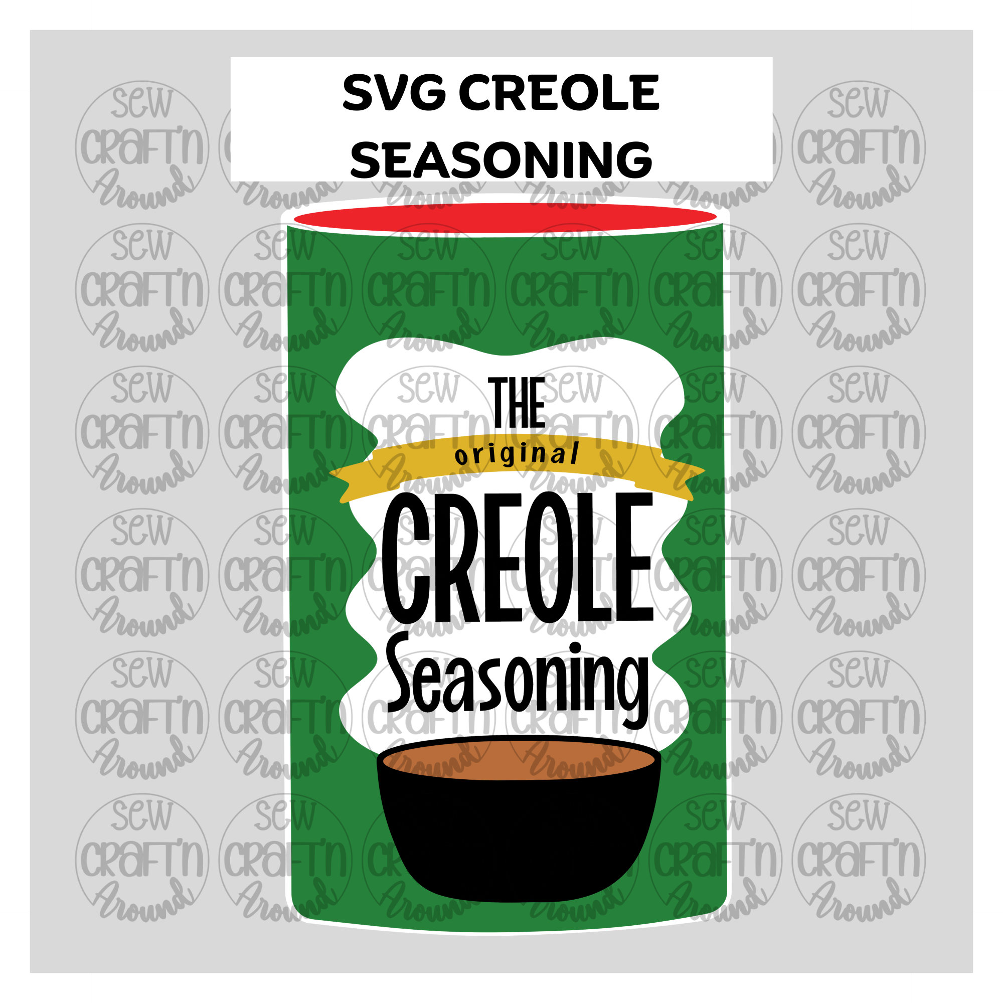 Cajun Seasoning SVG, Cajun Spice Svg, Louisiana Png, Cajun Culture