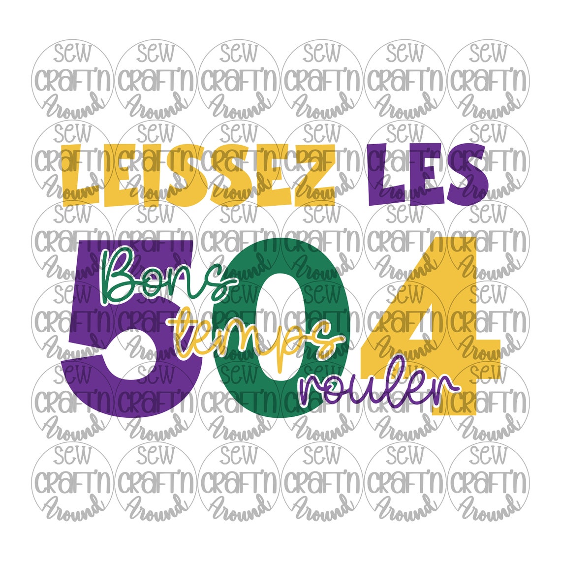 Mardi Gras Area 225 Code Bundle, Louisiana Mardi Gras Area Code 225