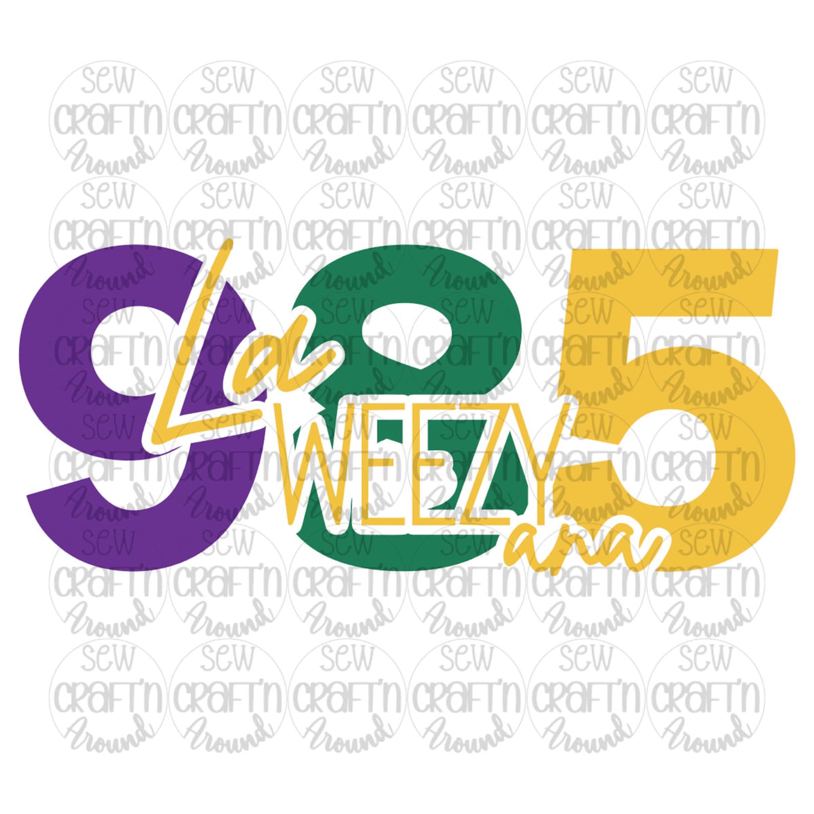 LOUISIANA 985 Svg, Louisiana Area Code Svg, Houma Area Code, Louisiana