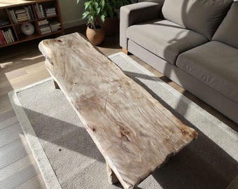 Live Edge Reclaimed Coffee Table – Rustic Artisan Wood