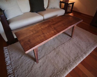 Atlas Cedar Live Edge Coffee Table – Handmade Natural Wood Furniture