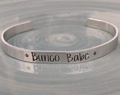 Hand Stamped Cuff Bracelet - Customized