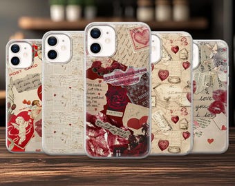 Funda para teléfono con texto de amor para San Valentín para iPhone 17, 17Pro, 16, 15, 14, 13, 12, Samsung S25, S24Fe, S23, A16, A56, Pixel 10Pro, 9A