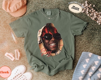 Comfort Colors® Rap Music Graphic T Shirt, Hip Hop Portrait Tee, Vintage Streetwear Shirt, Music Lover Gift, Urban Rapper Graphic Tee