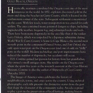 Shipwrecks of Curry County by H. S. Contino (Book Signed by the Author) image 3