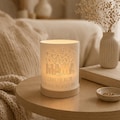 Personalized "Mom" candle holder – Gift for Mom – For LED candles – with engraving – Mother's Day gift – Decorative gift idea