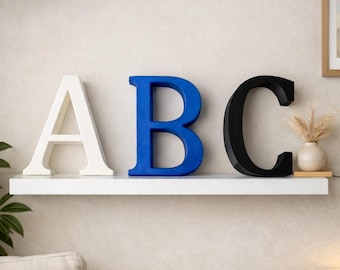 Letras impresas en 3D personalizables | Letras decorativas | Letras decorativas A-Z | Letras para nombres impresas en 3D