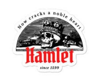 Hamlet Shakespeare Bubble-free stickers