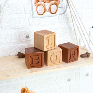 Name Block Letters Nursery Name Block Letters-personalized Baby Blocks-pregnancy ...