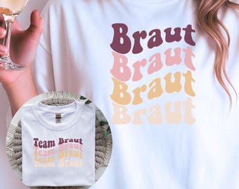 T-shirt pour enterrement de vie de jeune fille, t-shirts pour enterrement de vie de jeune fille, future mariée et son équipe, t-shirt personnalisé, enterrement de vie de jeune fille pour femmes, t-shirt de groupe, mariage