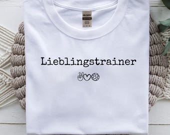 T-shirt « Coach préféré » – Cadeau pour entraîneurs de football | Cadeau pour entraîneurs de handball | Cadeau pour entraîneurs de volley-ball – T-shirt pour entraîneuses