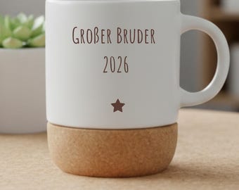 Mug Grand Frère 2026 | Cadeau d'annonce de grossesse pour fils | Cadeau d'annonce de grossesse pour garçon